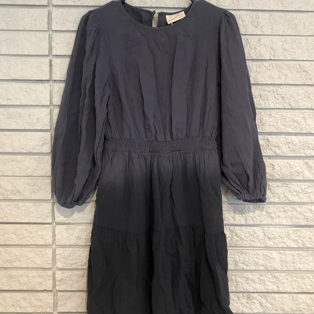 Universal Thread Gray Tie Dye Dress